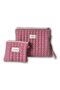 Claret Red Ethnic Portfolio Clutch Bag - 4