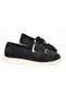 Genuine Leather Black Suede Felt Lining Winter Women's Shoes - 4