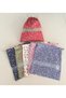 6 Large, Assorted Color Crispy Flower Windowed Legume Bags - 3