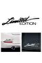 Limited Edition - 25x8 Cm White Auto and Motor Sticker - 2
