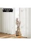 White Linen Rustic Tulle - With Curtain and Eyelet Under Lead, Don't Want Iron - 4