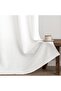 Snow White Natural Linen Rustic Background Curtain with Eyelets and Tight Rings 1. Quality Linen White Floor Mat - 3