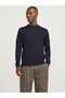 ستريكبولوفر مع روندهالس Einfarbig Strickpullover مع روندهالس