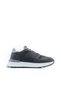 Men's Sneakers Parachute Fabric Detail Thick Sole Lace-Up Sports Shoes Zefira Gray - 3