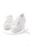 Women's Sneaker High Sole Lace-Up Sports Shoes Nofen White
