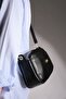 Women's Adjustable Strap Shoulder Bag Fosa Black - 4