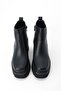 Women's Zippered Rubber Detailed Heeled Boots Veros Black - 6