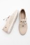 Women's Genuine Leather Comfort Casual Shoes Lace-up Demas beige - 7