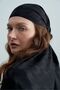 Velda Houndstooth Black Silky Shawl - 4