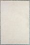 Geometric Patterned Cream Chenille Machine Washable Fringed Non-Slip Base Entrance Carpet 8347 - 6