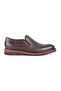 Men's Dark Brown Casual Leather Shoes - 2