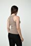 mink Women's Tank Top - Ribbed Halter Neck, Daily Use, Comfortable and Stylish - 3