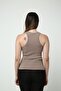 mink Women's Tank Top - Ribbed Halter Neck, Daily Use, Comfortable and Stylish - 4