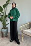 Casual Basic Emerald Green Shirt - 4