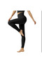 Women's black high waist double pockets push up recovery firming sports leggings - 5