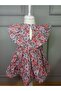 Girl's Ruffled Floral Print Sleeveless Backless Cute Summer Dress - 4
