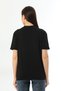Black Stand Collar Comfortable Fit 100% Cotton T-shirt - 5