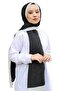 شال مونوغرام - أسود/أبيض - 3