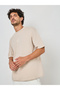 Back Printed Oversized Cotton Rich T-Shirt with Mock Neck Detail - 3