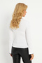 Women's White Spanish Ruffled Sleeve Camisole Blouse Xl14 - 6