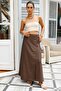 Brown Skirt with D Buckle Accessories - 7