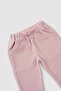 Corduroy Baby Tracksuit Set Pink - 5