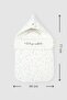 Stroller Coverall Newborn Footmuff Cosmos White Organic Cotton - 3