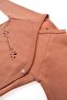 Long Sleeve Double Breasted Bodysuit Newborn Pink Organic Cotton - 4