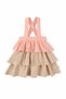 Layered Children's Gilet Dress Pink Organic Cotton