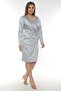 X Modapo Women's Stone Embroidered Double Breasted Midi Dress - 3