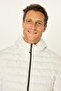 Men's Lined Windproof Hooded Coat with Carrying Bag - 6