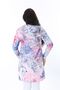 Women's Plus Size Colorful Crew Neck Printed Tunic 65N38245 - 4