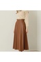Women's Leather Mevlana Tan Skirt - 2
