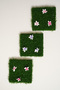 Decorative Artificial Flower and Grass Drain Cover Ornament H-6 - 3