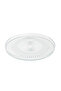 Elena Silk Glass Plate - Transparent - 19 cm - 3