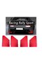 4-Piece Red Rally Model Sports Mudguards Compatible with All Types of Vehicles - 3