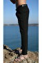 Men's Belted, Layered, Ankle-Length Fabric Trousers - 4