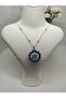 Large Cevşen Necklace - with Chain - Necklace Lanyard Gift / Handmade Crystal Beads Knitted / - 2