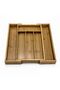 Expandable 6-Compartment Wooden Bamboo Spoon Holder - 2