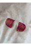 Custom Design - Polymer Clamped Steel Earrings, Needle Ruffles Model Handmade - 6