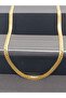 Unisex 5.5 Mm Stainless Embroidered Flat Snake Necklace - 6