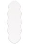 Decorative White Plush Runner Floki Wave Patterned Carpet - 5