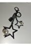 Pearl Star Black Bag Accessory - Stainless and Fadeless Metal - 2