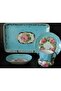 Porcelain Hand Painted Groom Set