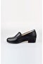 Edik Daily and Mother's Shoes Genuine Leather Lining Heel Cushioning System H514 Matte Black - 2