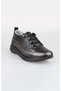 Edik Daily and Mother's Shoes Genuine Leather Lining Heel Cushioned System F216 Matte Black