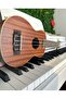 masif ağaç soprano ukulele
