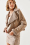 سترة نسائية من Camel Lamine Biker 2416 60251780 - 7