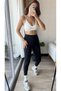 Shilsee Woman. High Waist Recovery Black Leggings