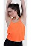 Women's Sports Athlete Top with Back Detail Orange Hlv1341 - 4